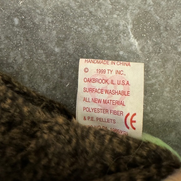 Rare ‘Cheeks’ TY  beanie babies. Retired vintage collectible from 1999. - Picture 8 of 9